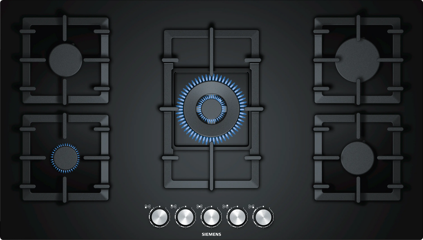 The Siemens EP9B6QO90 Gas Hob