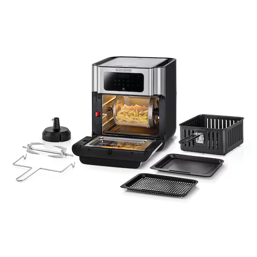 BLACK+DECKER BD-AOF100-B5 Air Fryer Oven 1500W 12Ltr.