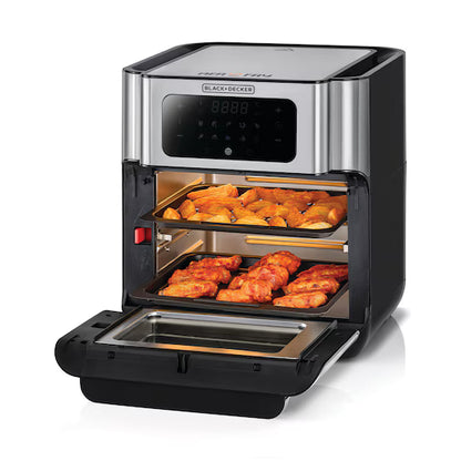 BLACK+DECKER BD-AOF100-B5 Air Fryer Oven 1500W 12Ltr.