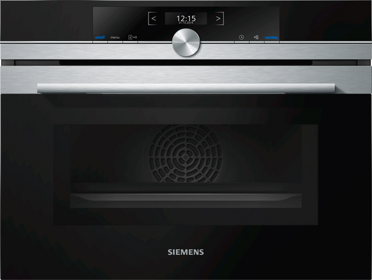 Siemens iQ700 CM633GBS1M Built-In Compact Oven with Microwave