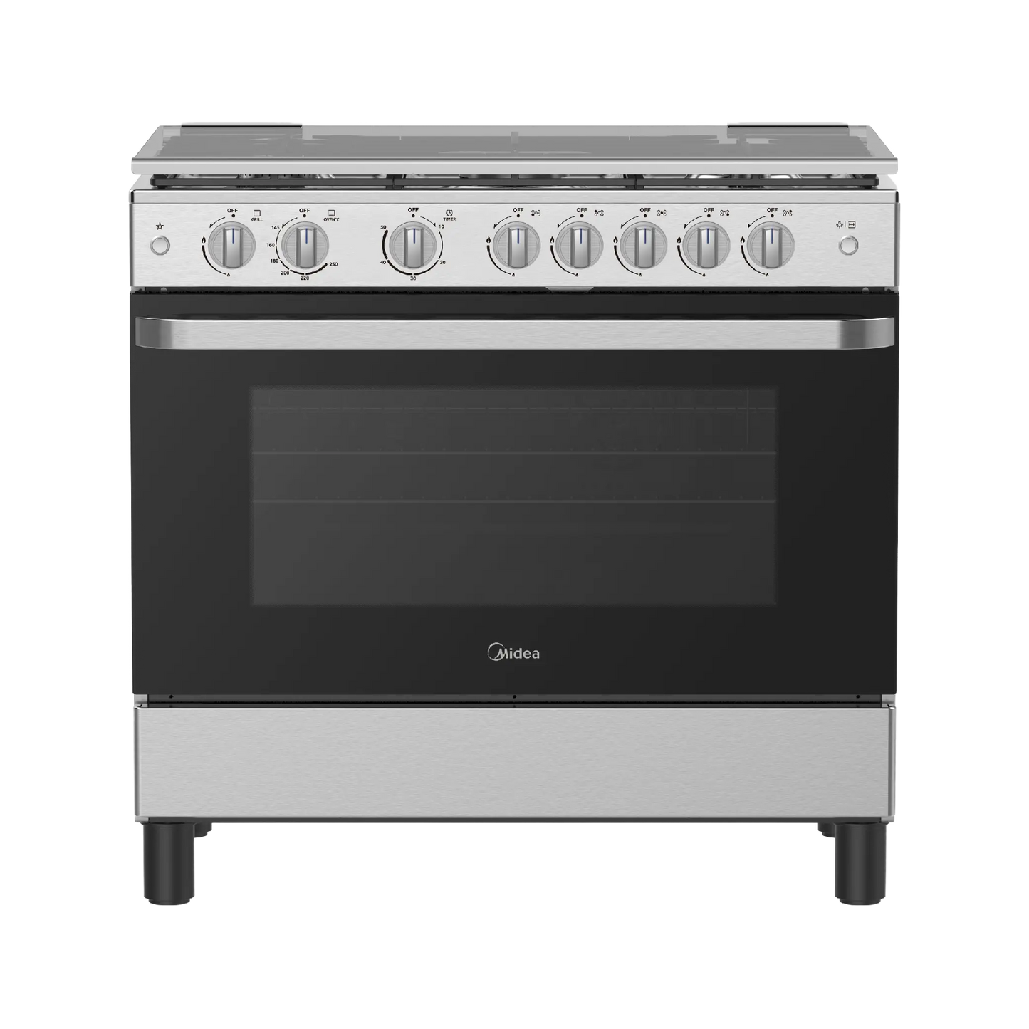 The Midea MFO-MG36LE-SS 90 cm Gas Range Cooker
